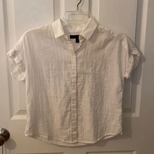 White button up from Banana Republic